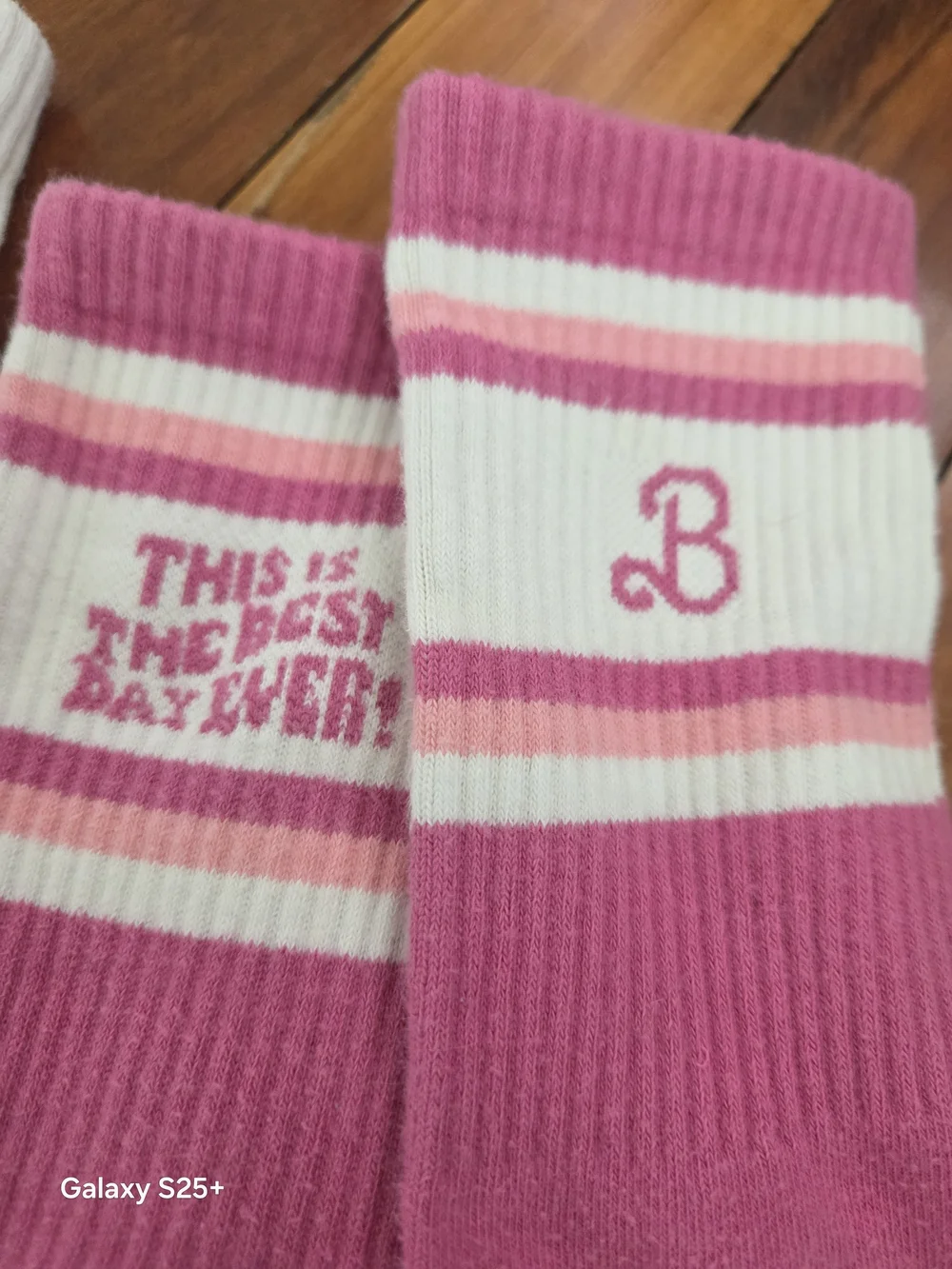 Barbie Impala 2-Pack Pink & White Crew Socks